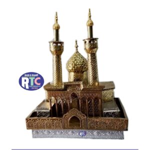 ROZA IMAM HUSSAIN AS | BIG | GOLDEN | METAL | KARBALA