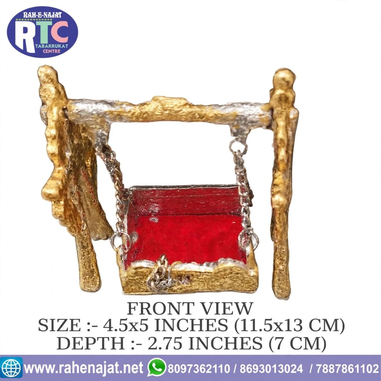 GEHWARA J.ALI ASGAR AS | 4.5 INCHES | ALUMINUM | WARAK POLISH - Image 9