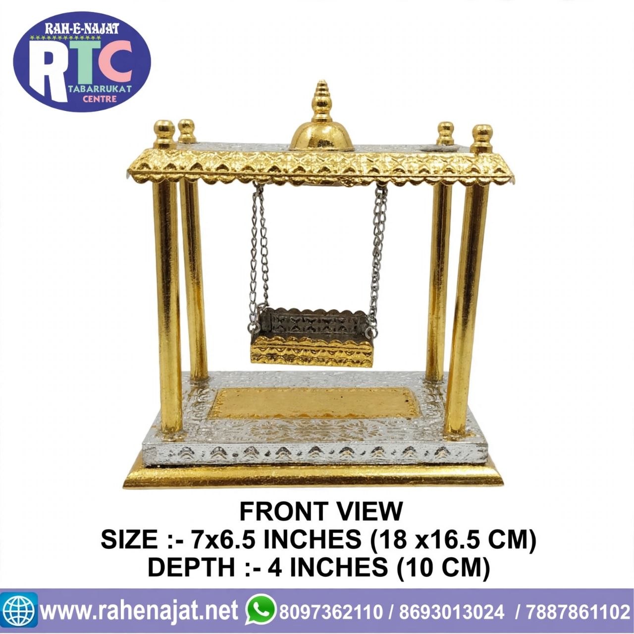 GEHWARA J.ALI ASGAR AS | 7 INCHES | BRASS | WARAK POLISH - Image 2