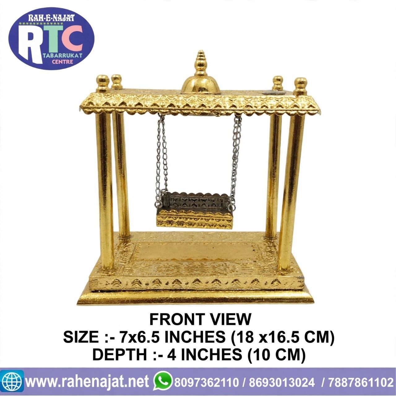 GEHWARA J.ALI ASGAR AS | 7 INCHES | BRASS | WARAK POLISH - Image 4