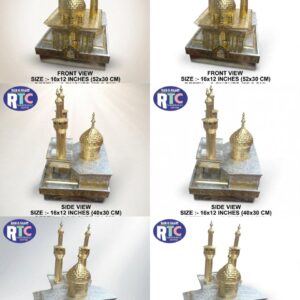 IMAM HUSSAIN AS ROZA WITH LIGHT | 21 INCHES | WARAK WORK
