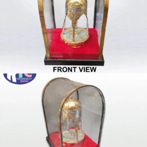BIBI ZAINAB SA ROZA WITH BOX | 6 INCHES | BRASS | WARAK WORK