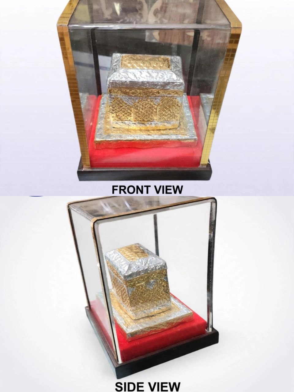 BIBI SAKINA SA ZARI WITH BOX | 5 INCHES | BRASS | WARAK WORK