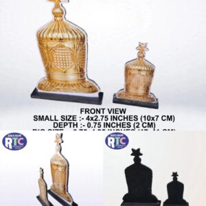 BIBI ZEHRA SA ZARI | 2.5 & 4 INCHES | MDF WOOD