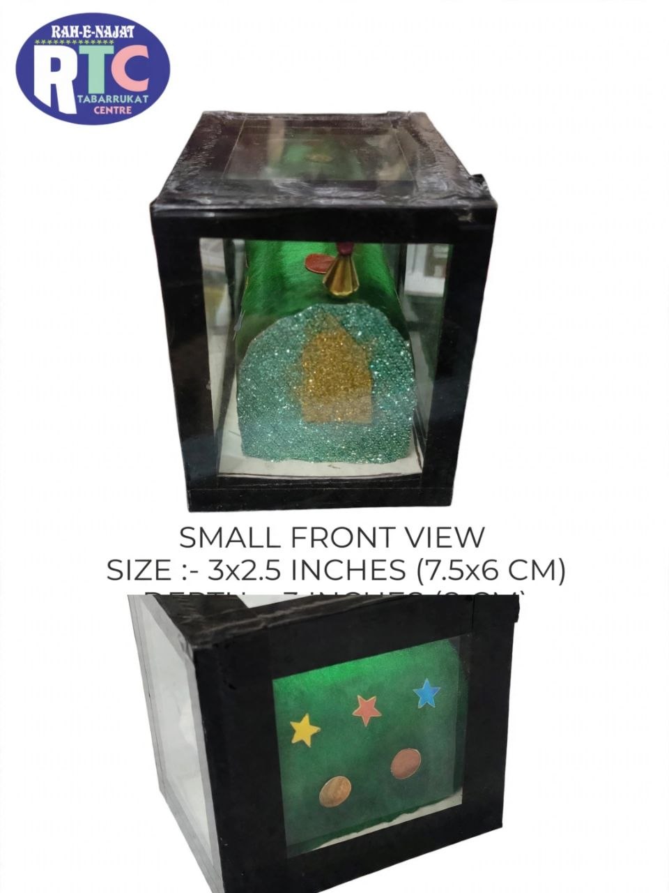 SMALL TABOOT | GLASS BOX | 3 INCHES