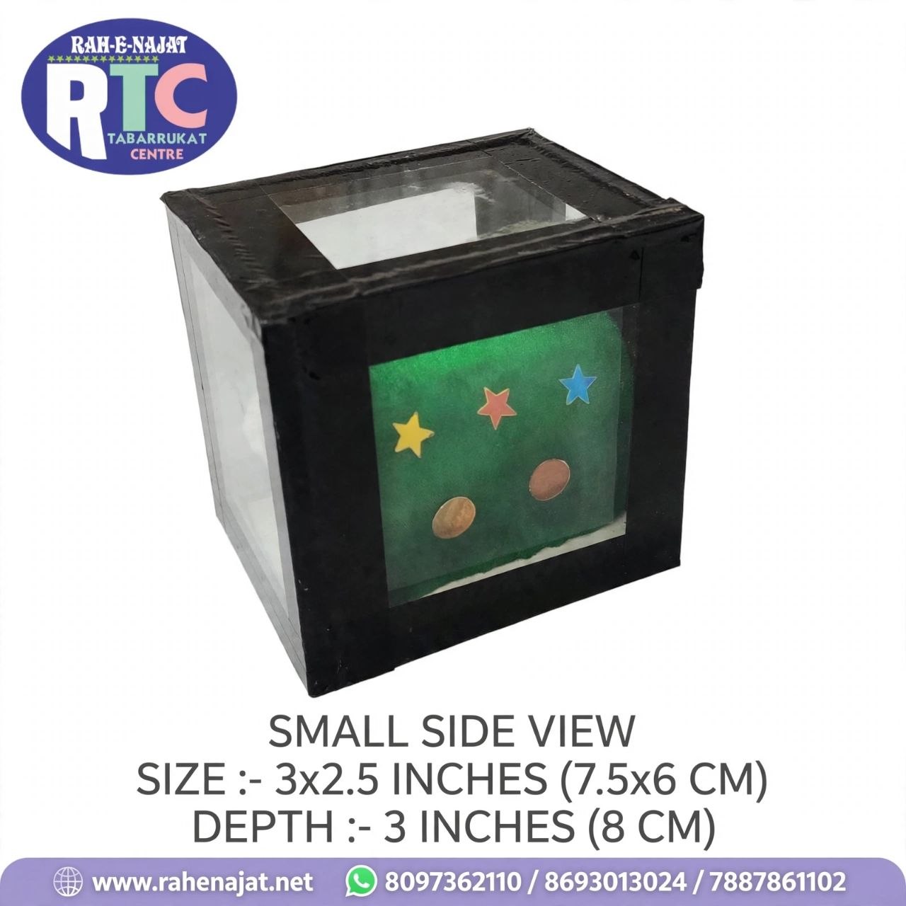 SMALL TABOOT | GLASS BOX | 3 INCHES - Image 3