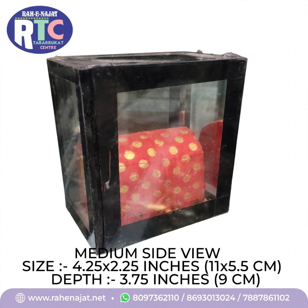 MEDIUM TABOOT | GLASS BOX | 4 INCHES - Image 2