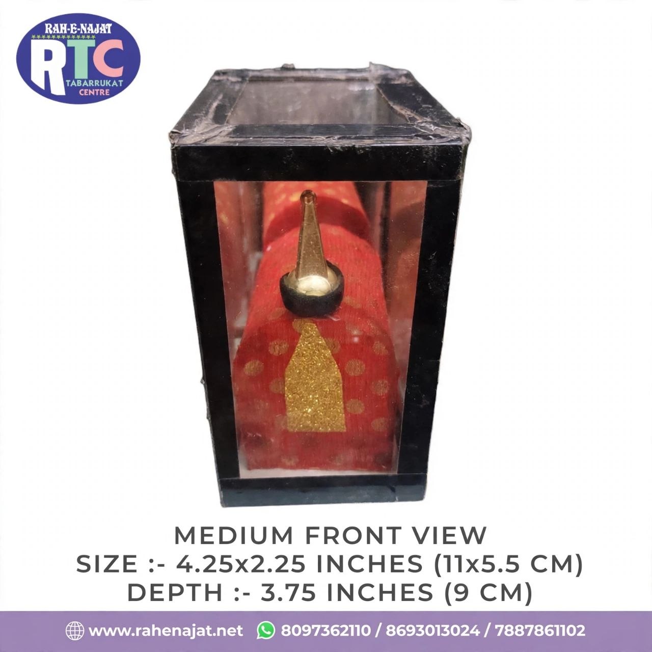MEDIUM TABOOT | GLASS BOX | 4 INCHES - Image 3