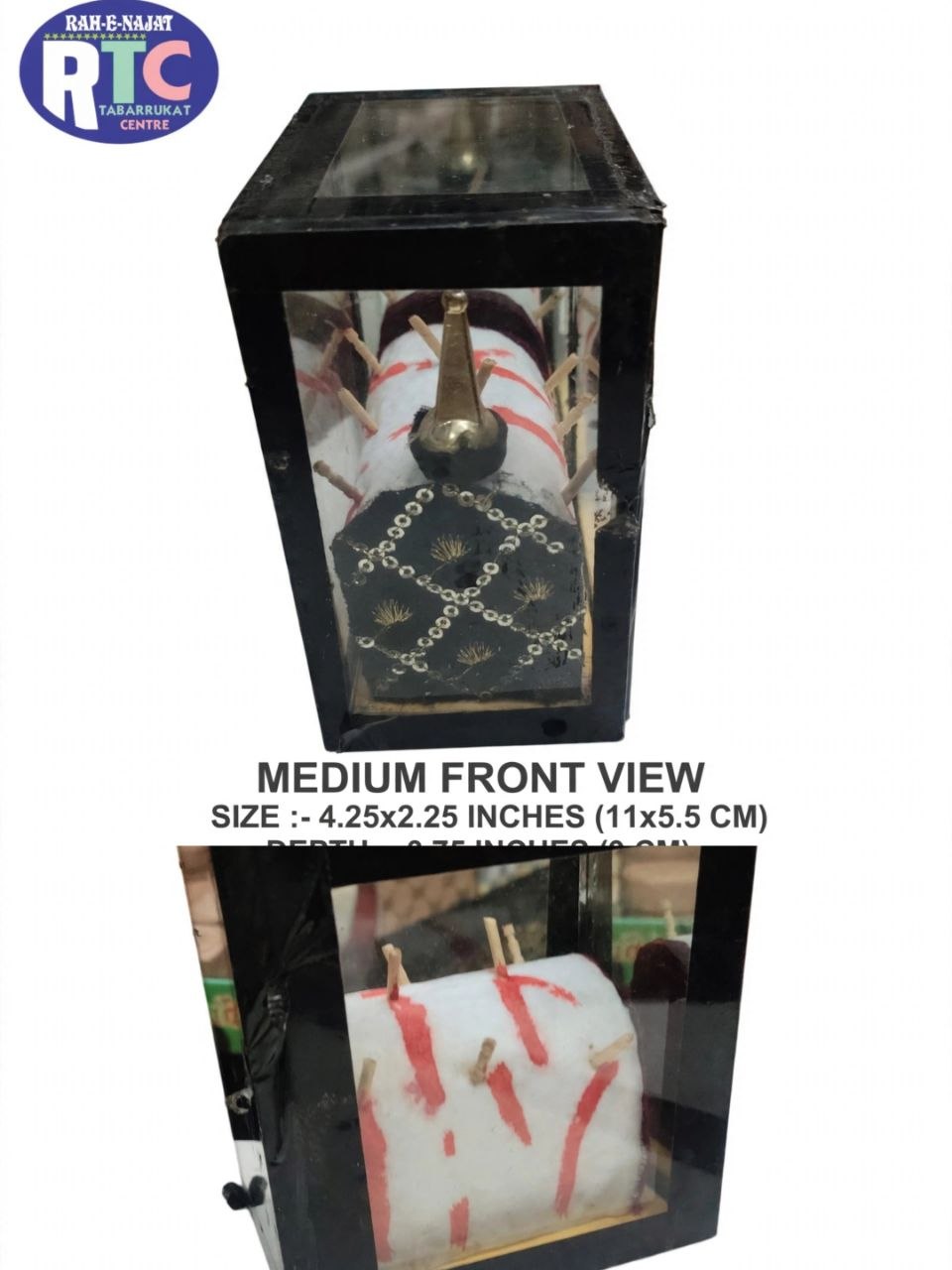 MEDIUM TABOOT WITH TEER | GLASS BOX | 4 INCHES