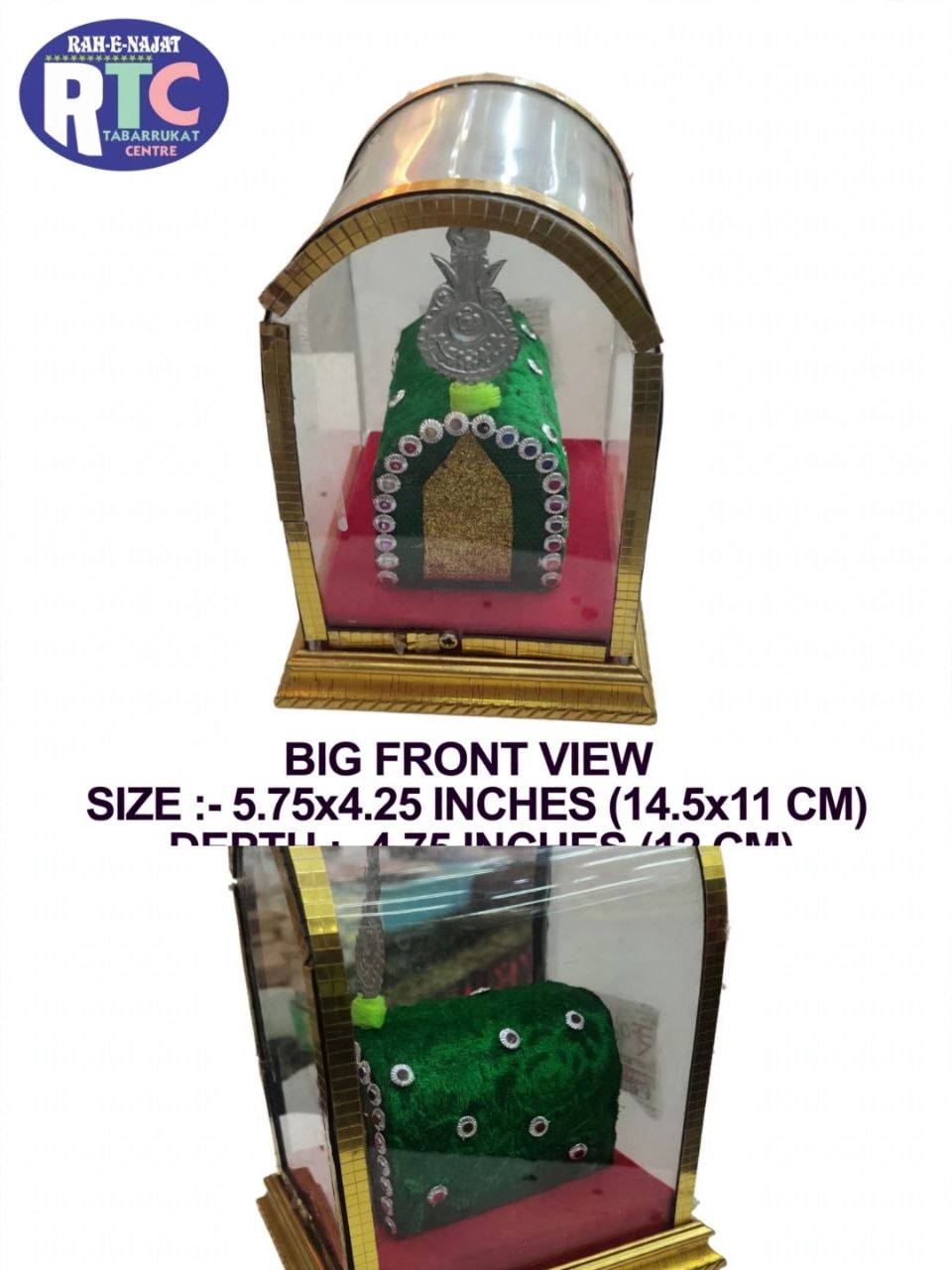 BIG TABOOT | ACRYLIC DOME | 5 INCHES